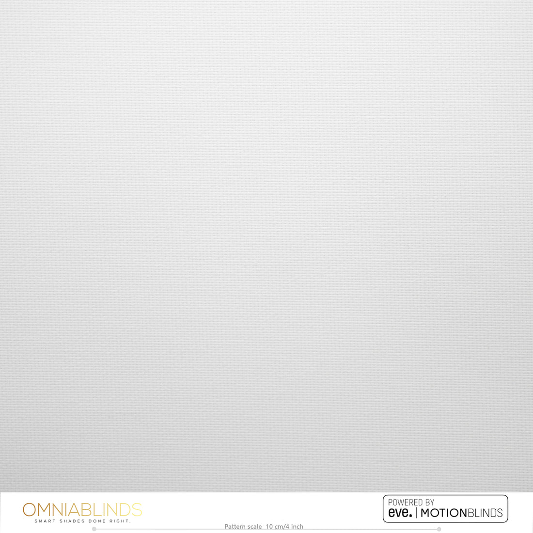 Panama - Blackout - Optical White - Smart roller shade