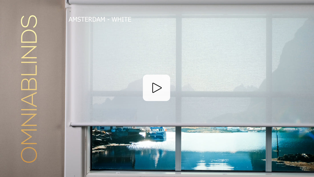 Amsterdam - White - Smart roller shade