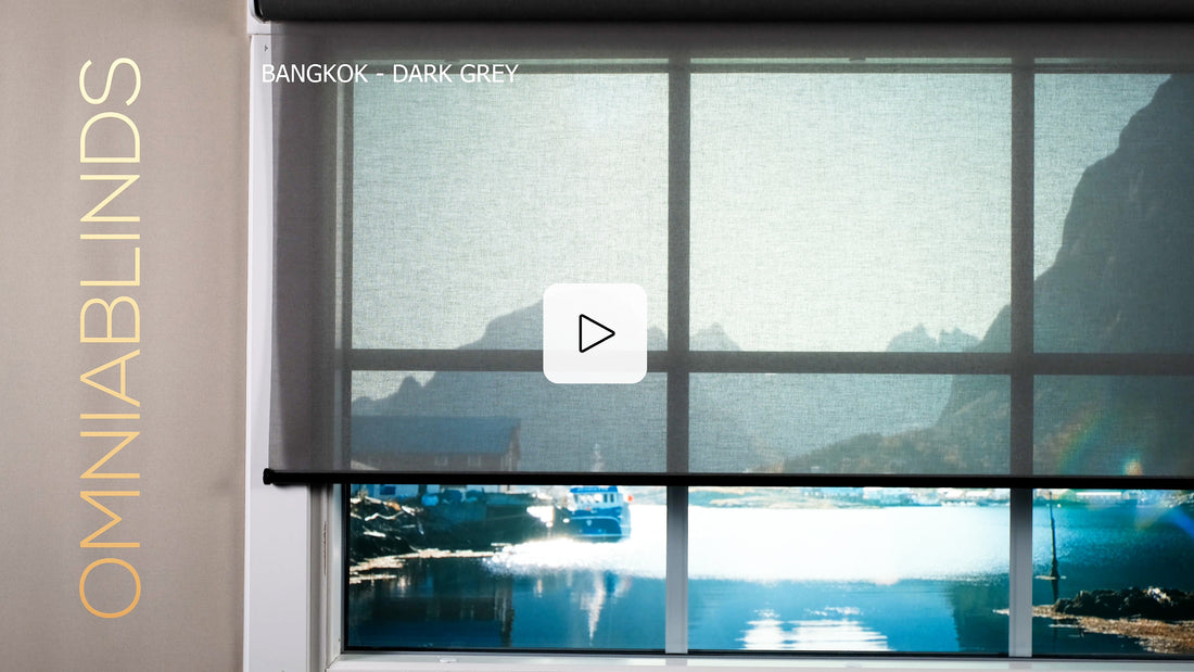 Bangkok - Dark Grey - Smart roller shade
