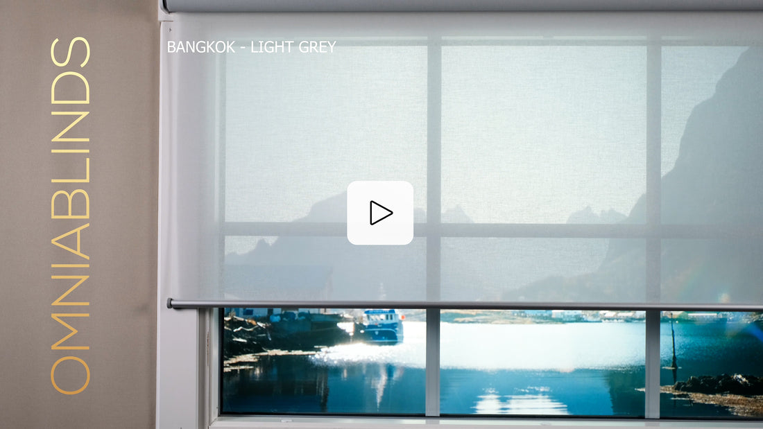 Bangkok - Light Grey - Smart roller shade