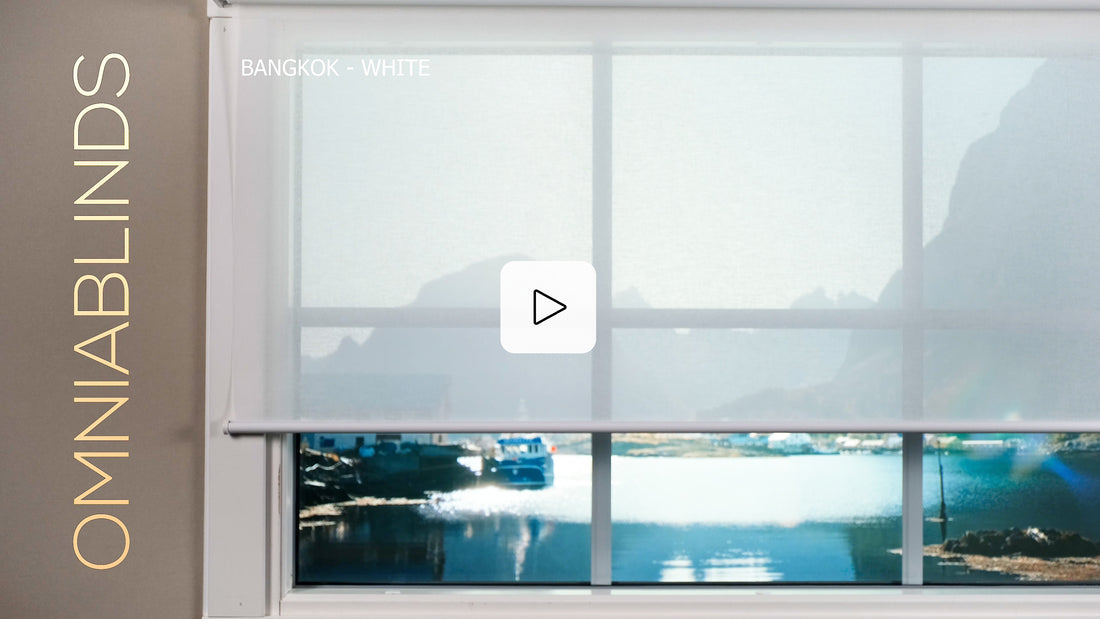 Bangkok - White - Smart roller shade