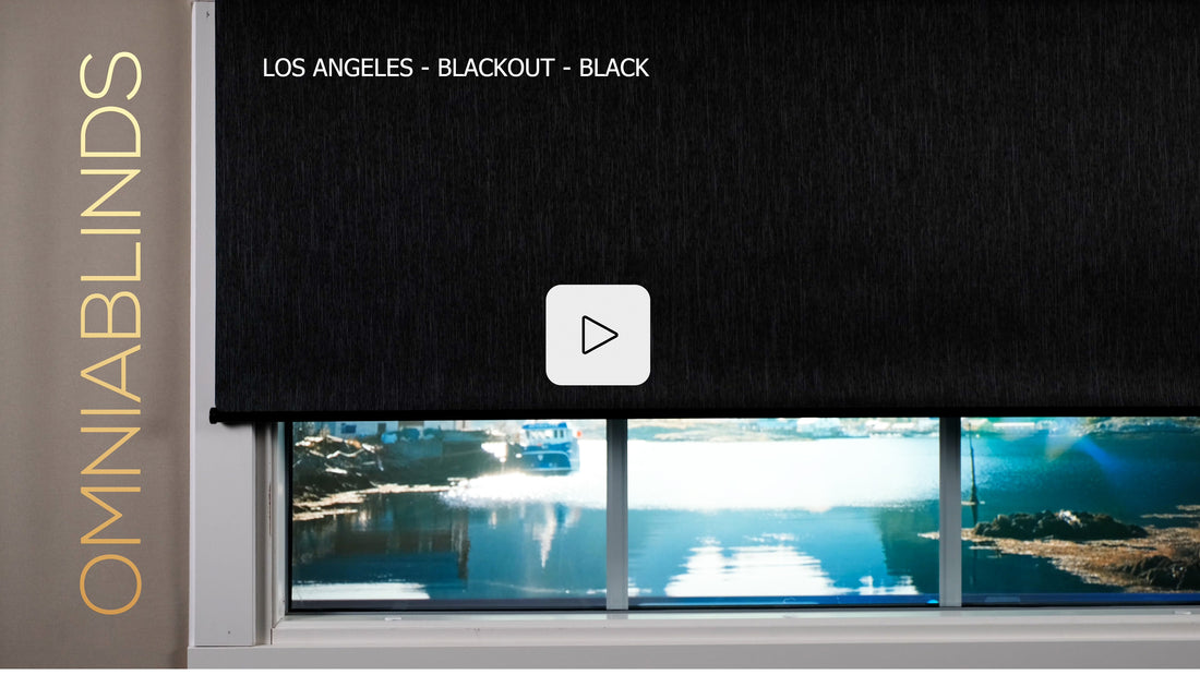 Los Angeles - Blackout - Black - Smart roller shade