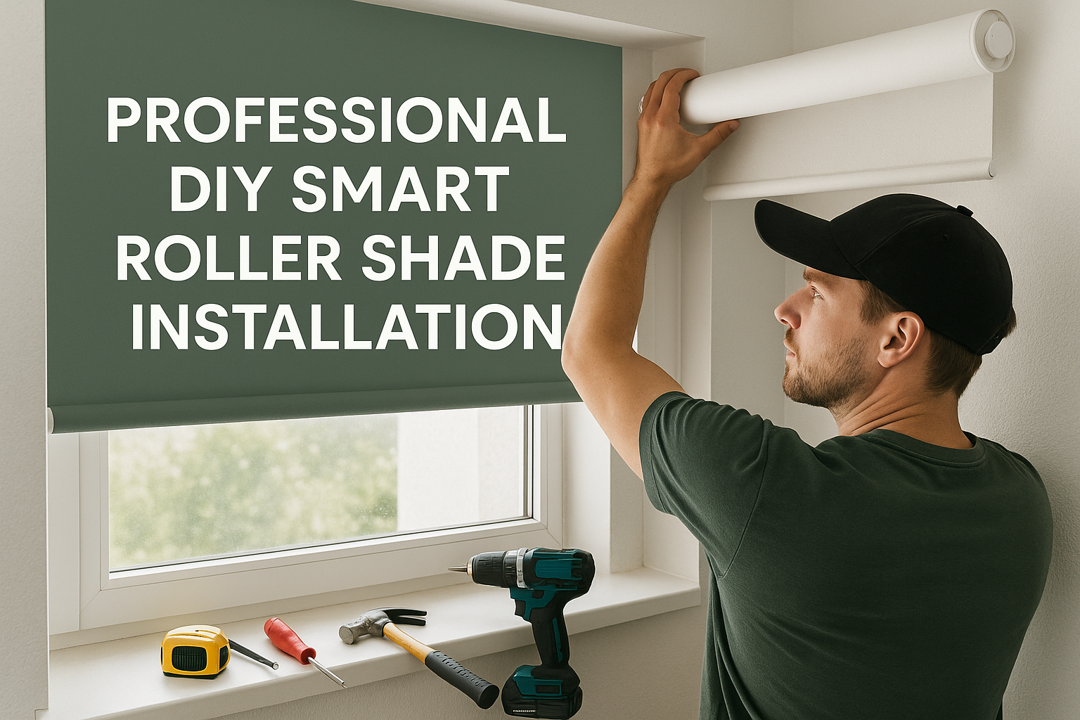 professinal diy smart roller shade installation 
