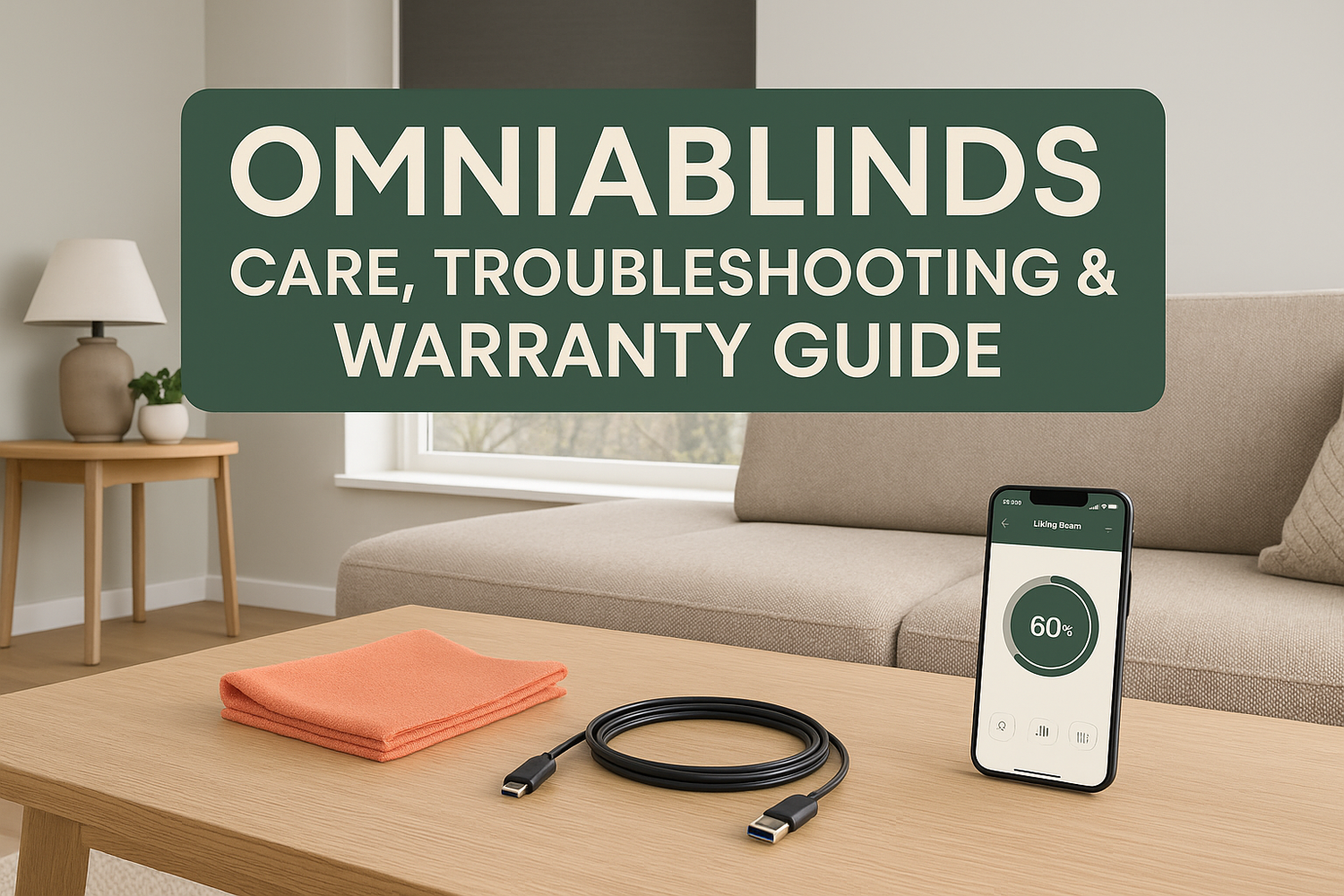 omniablinds care troubleshooting and warranty guide