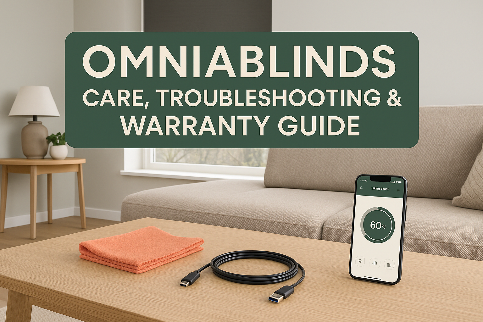 omniablinds care troubleshooting and warranty guide