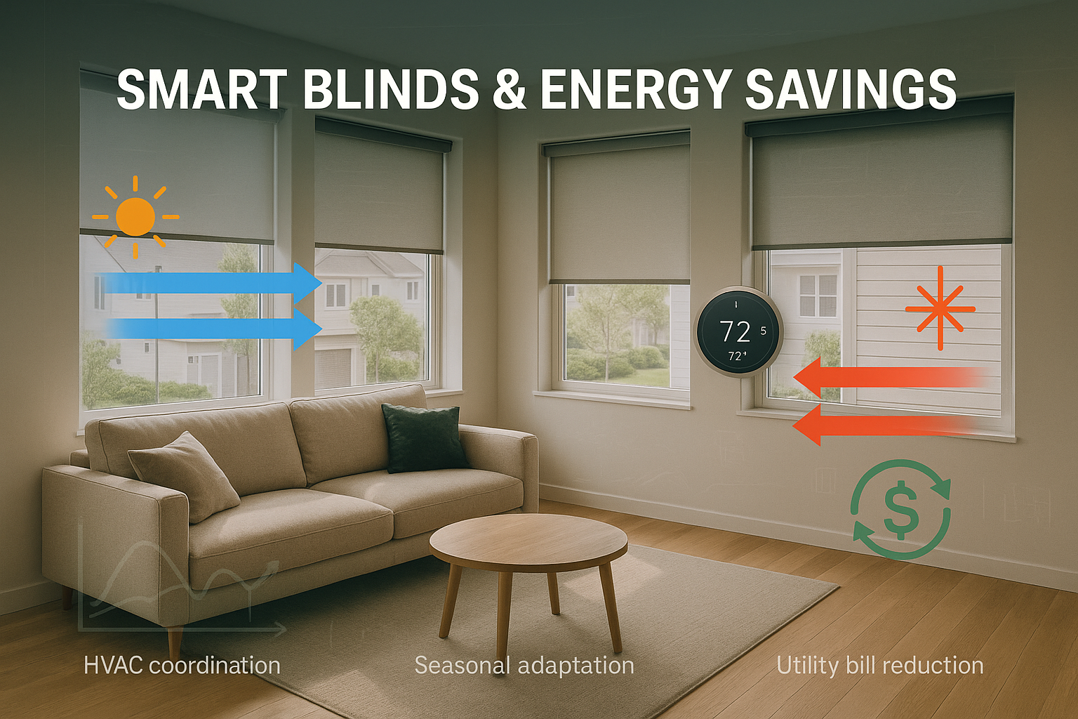 smart blinds and energy savings