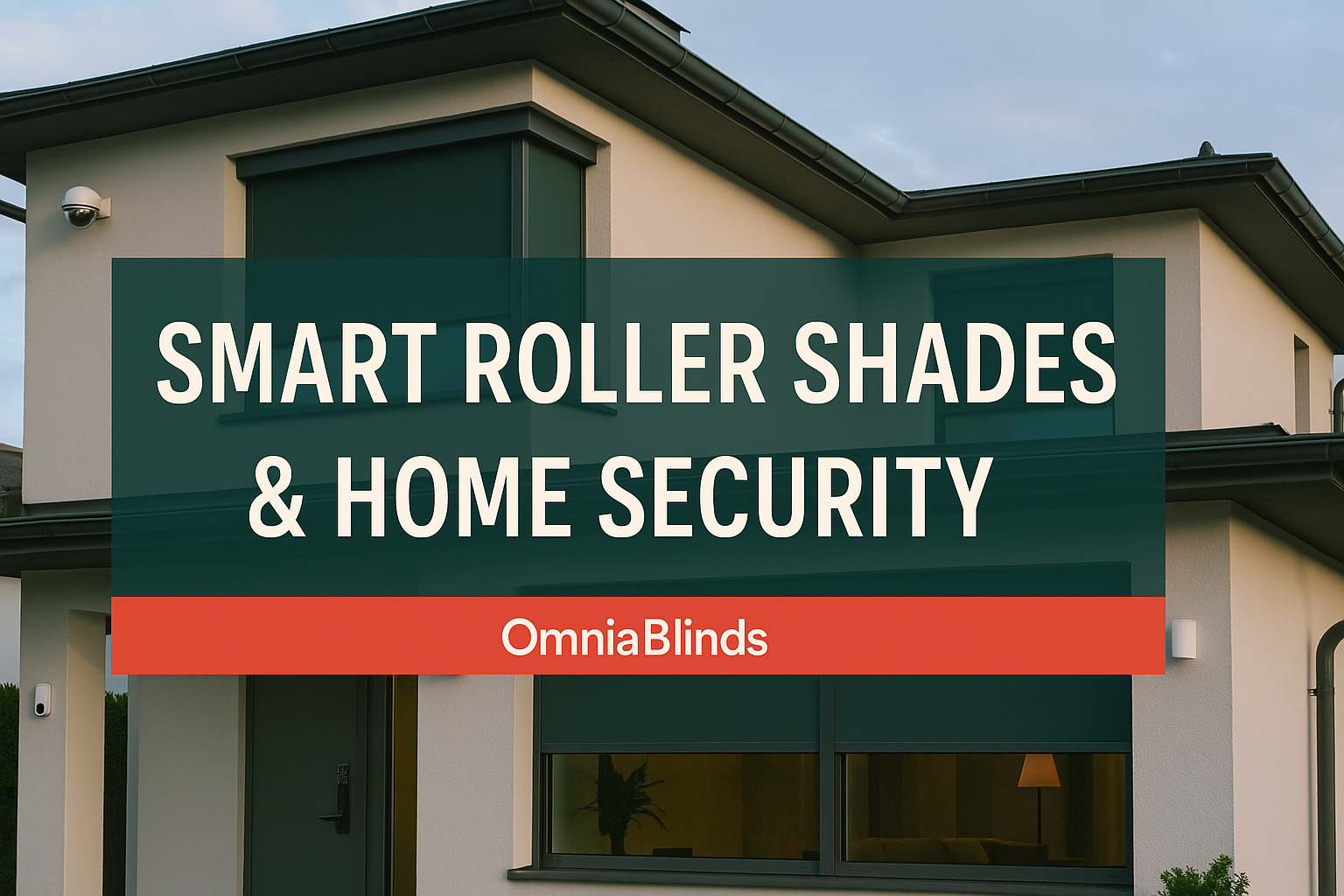smart roller shades and home security
