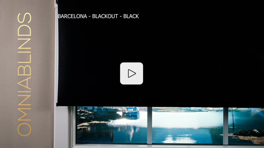 Barcelona - Blackout - Black - Smart roller shade