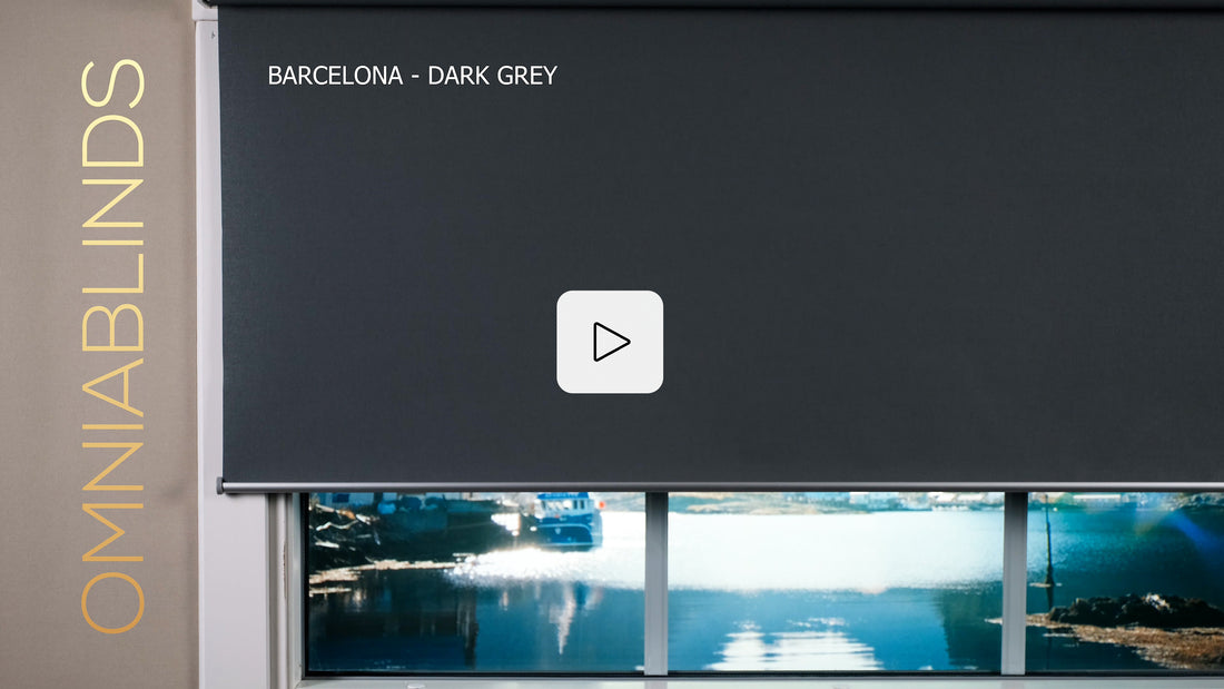Barcelona - Dark Grey - Smart roller shade
