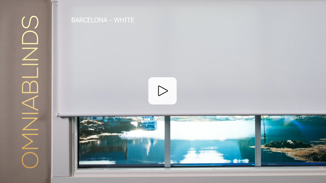 Barcelona - White - Smart roller shade
