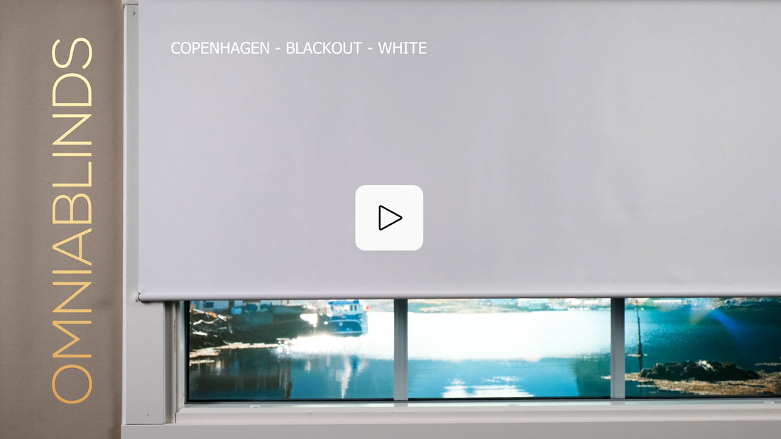 Copenhagen - Blackout - White - Smart roller shade