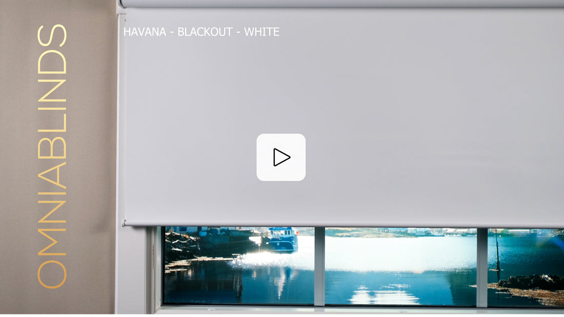 Havana - Blackout - White - Smart roller shade