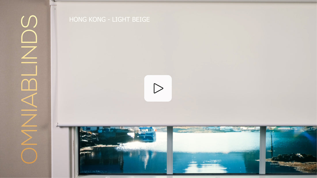 Hong Kong - Light Beige - Smart roller shade
