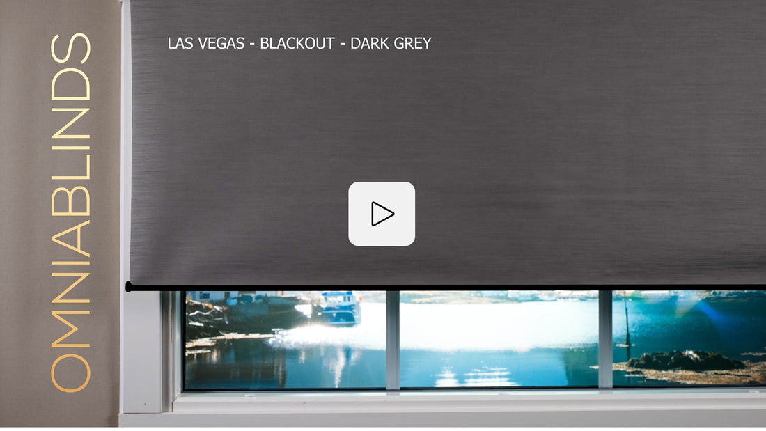 Las Vegas - Blackout - Dark Grey - Smart roller shade
