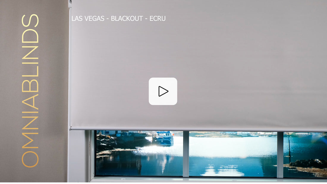 Las Vegas - Blackout - Ecru - Smart roller shade