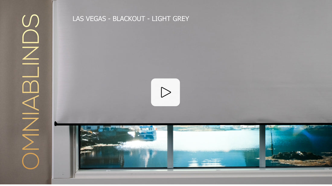 Las Vegas - Blackout - Light Grey - Smart roller shade
