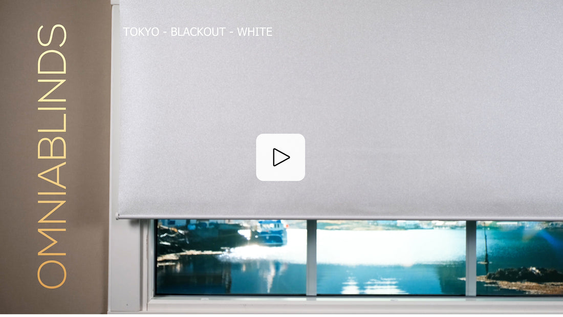Tokyo - Blackout - White - Smart roller shade